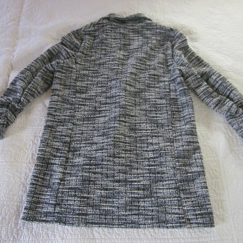 Max Studio Jacket S Single Button Black/Teal Twee… - image 7